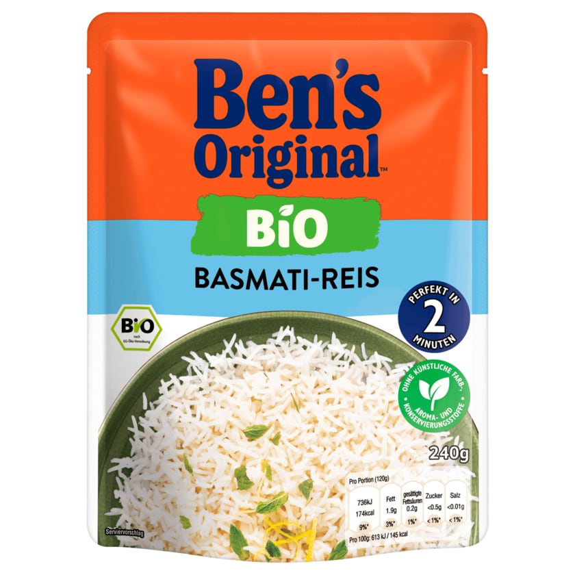 Ben's Original Express Bio Basmati-Reis 240g